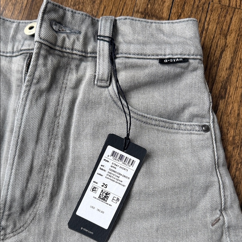 G-Star stray shorts graystone women’s Jeans 25